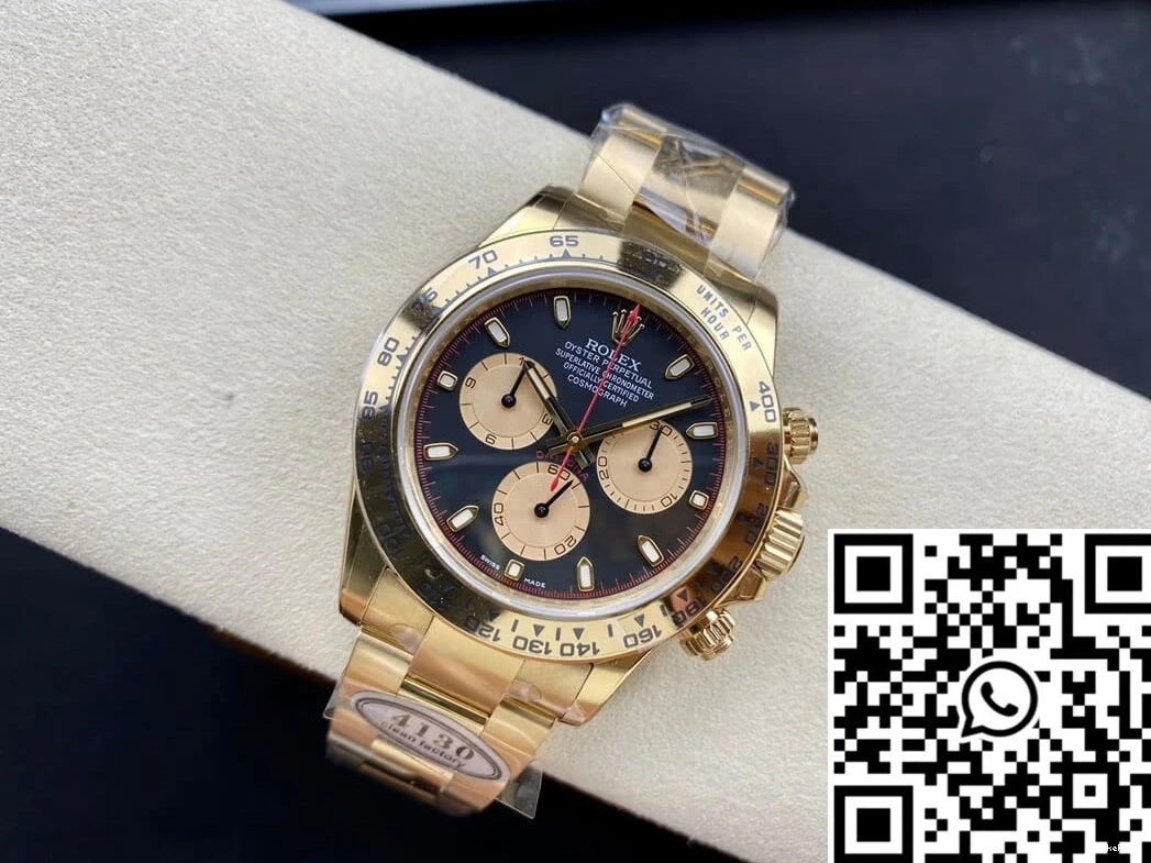 Clean Rolex M116508-0009 Cosmograph Daytona Gold Factory Yellow 1218